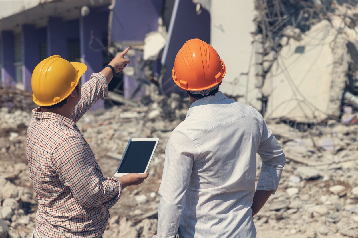 Falling Objects in Construction Areas